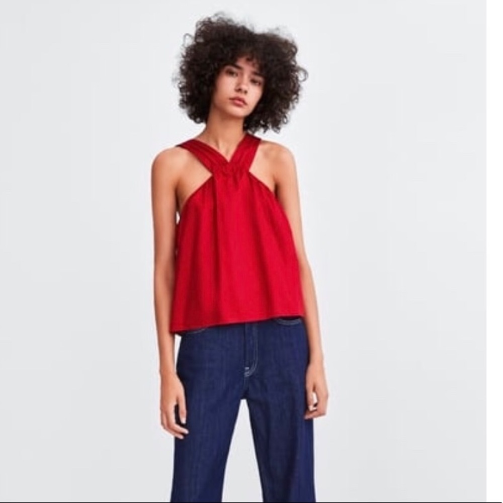 NWT Zara top with draped straps
